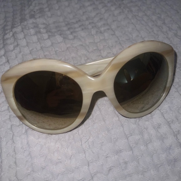 Ralph Lauren Accessories - Ralph Lauren Cream Sunglasses
